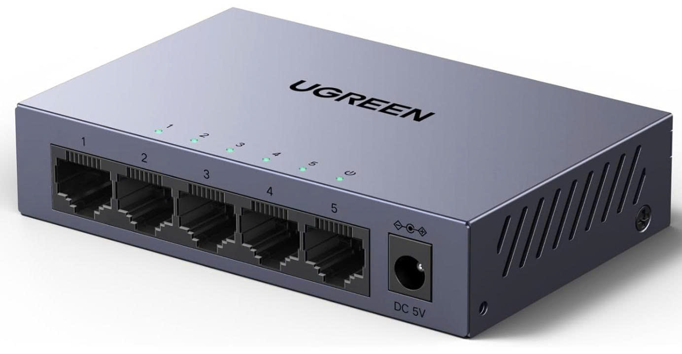 Hub chia mạng  gigabit 5 cổng Ugreen 65956EU CM933